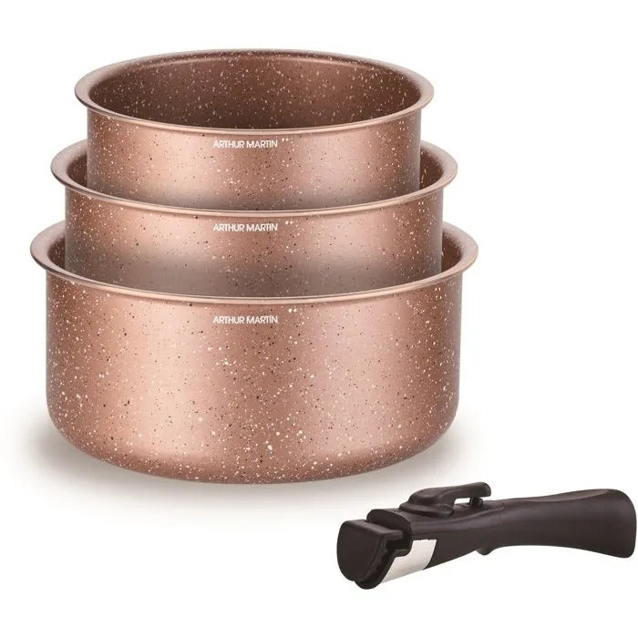 ARTHUR MARTIN Cooking Pan - Stainless Steel - 23 x 12 cm