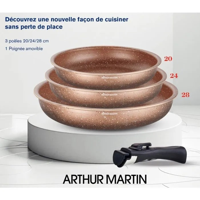 ARTHUR MARTIN Frying Pan 31 cm x 30 cm x 7 cm - 1936 g