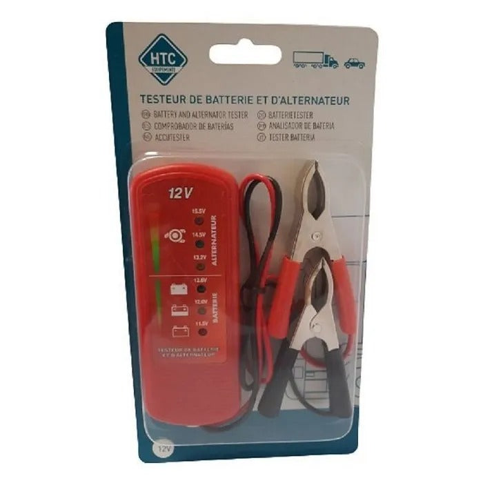 HTC EQUIPEMENT Battery Tester - 16x11x2 cm - 91 g