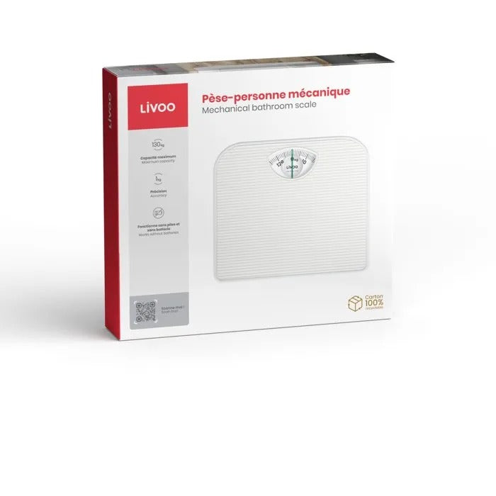 LIVOO Bathroom Scale - Health and Hygiene - 1500 g
