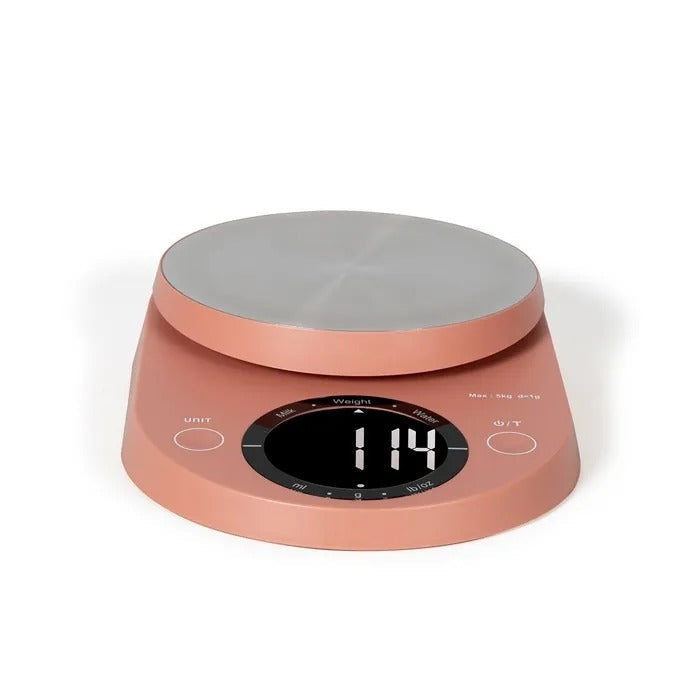LIVOO Electronic Kitchen Scale - DOM493T - Terracotta - 23x15x4 cm - 400 g