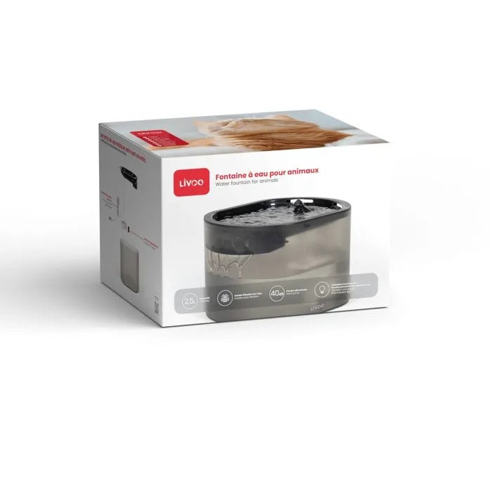 LIVOO Pet Water Fountain 15x21x18 cm 660 g