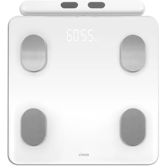 LIVOO Bathroom Scale - Impedance Meter - 41x37x5 cm - 2600 g