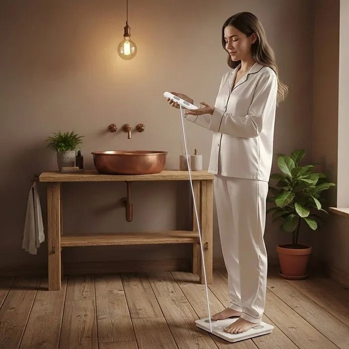 LIVOO Bathroom Scale - Impedance Meter - 41x37x5 cm - 2600 g