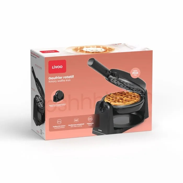 LIVOO Waffle Iron - 39x28x17 cm - 2540 g