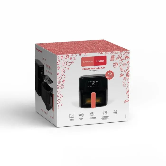 Air fryer 4.5 L - Livoo x Marmiton