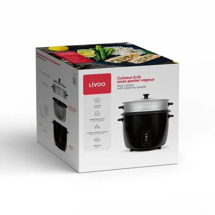 LIVOO Electric Rice Cooker 35x33x33 cm 3840 g