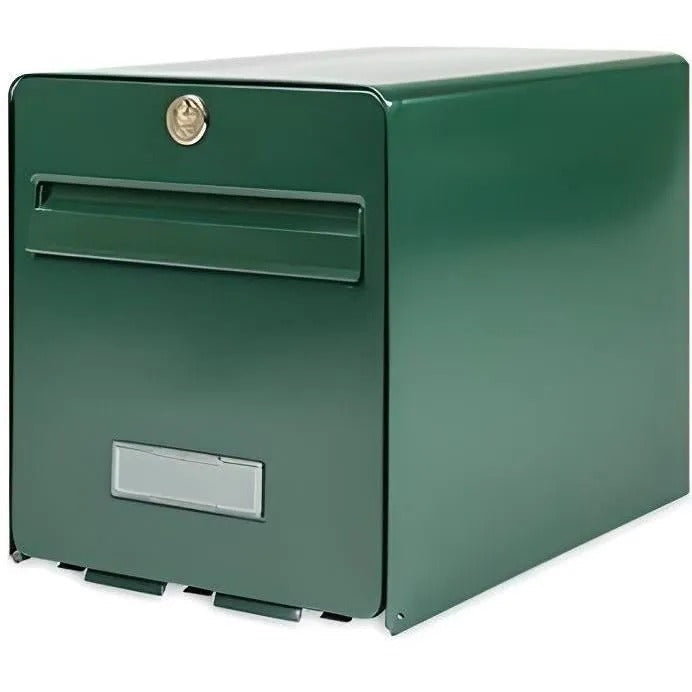 BURG WACHTER Galvanized Steel Letterbox - 1 Door - Green