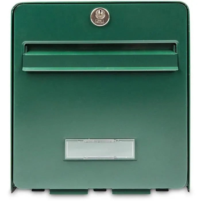 BURG WACHTER Galvanized Steel Letterbox - 1 Door - Green