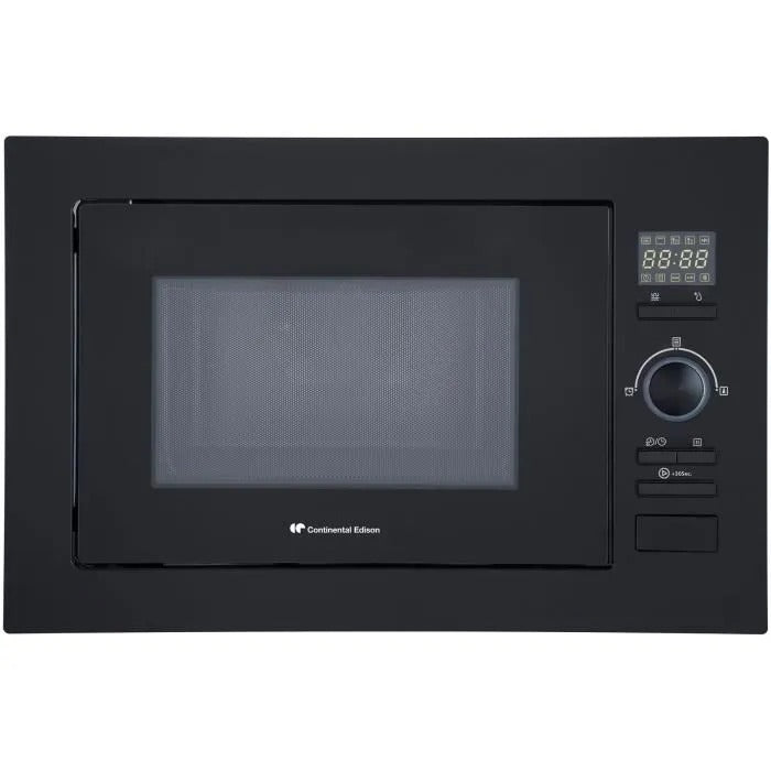 CONTINENTAL EDISON CEMO25GEB2 Built-in Grill Microwave Oven, 25 L, Black W59.5 D40