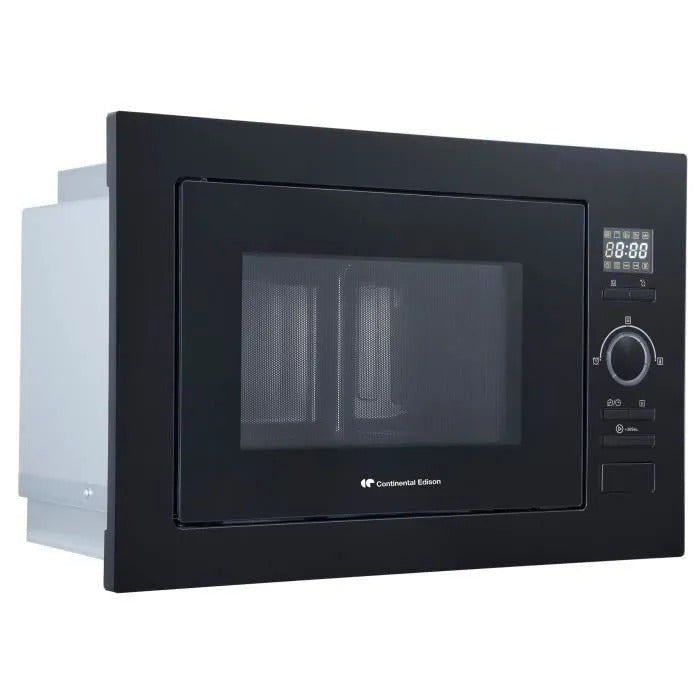 CONTINENTAL EDISON CEMO25GEB2 Built-in Grill Microwave Oven, 25 L, Black W59.5 D40