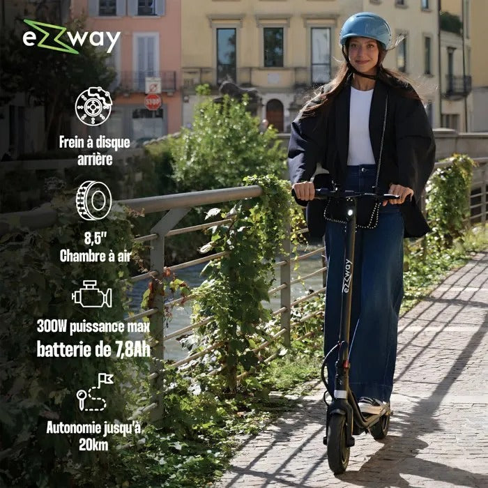EZWAY Electric Scooter - 114x16x54 cm - 15000 g