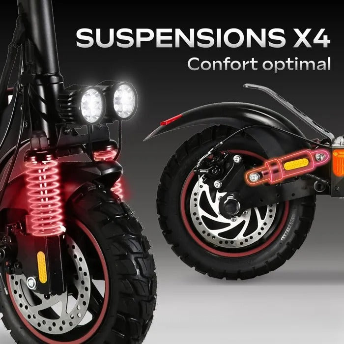 EZWAY Electric Scooter - 122x49x25 cm - 25200 g