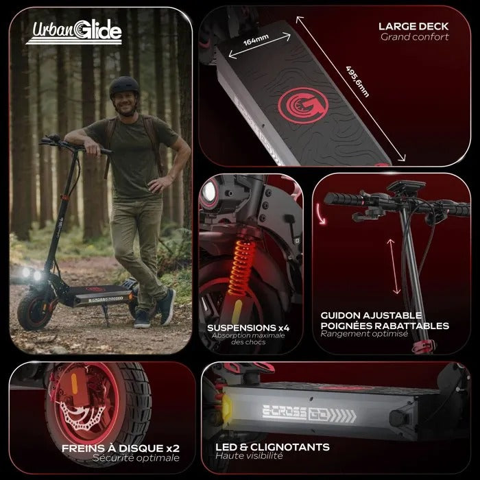 URBANGLIDE Electric Scooter 128 cm 2.75 kg Urban Mobility