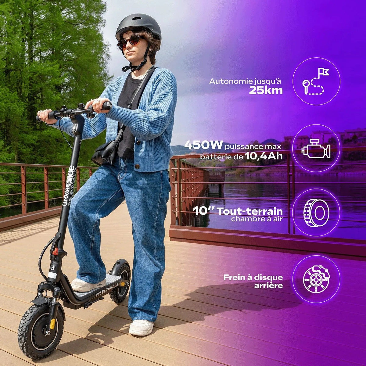 URBANGLIDE Electric Scooter - 115x56x16 cm - 18000 g