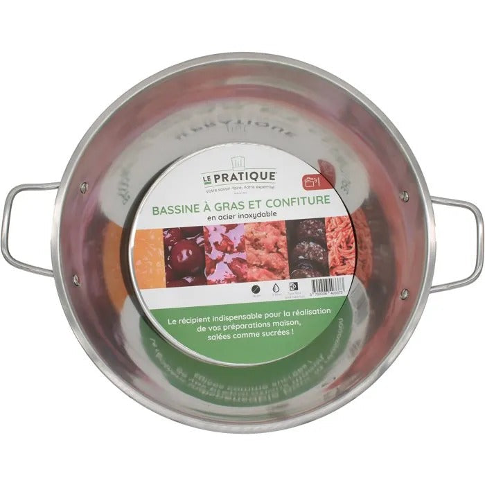 LE PRATIQUE Jam Pan - Stew Pan 42x40x15 cm - 1360 g