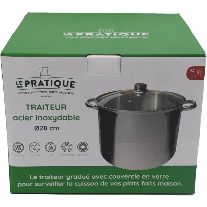 LE PRATIQUE Casserole Pot 31x31x24 cm 2526 g