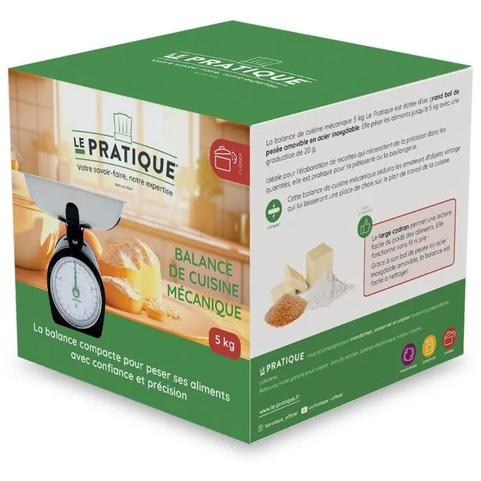 LE PRATIQUE Analog Scale - Essential Weighing Tool - Kitchen Measurement