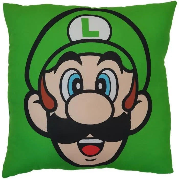 Mario Bros Double-sided Cushion - Mario and Luigi - Microfiber - 40 x 40 cm