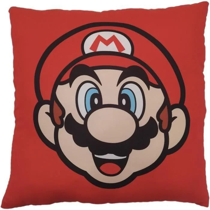 Mario Bros Double-sided Cushion - Mario and Luigi - Microfiber - 40 x 40 cm