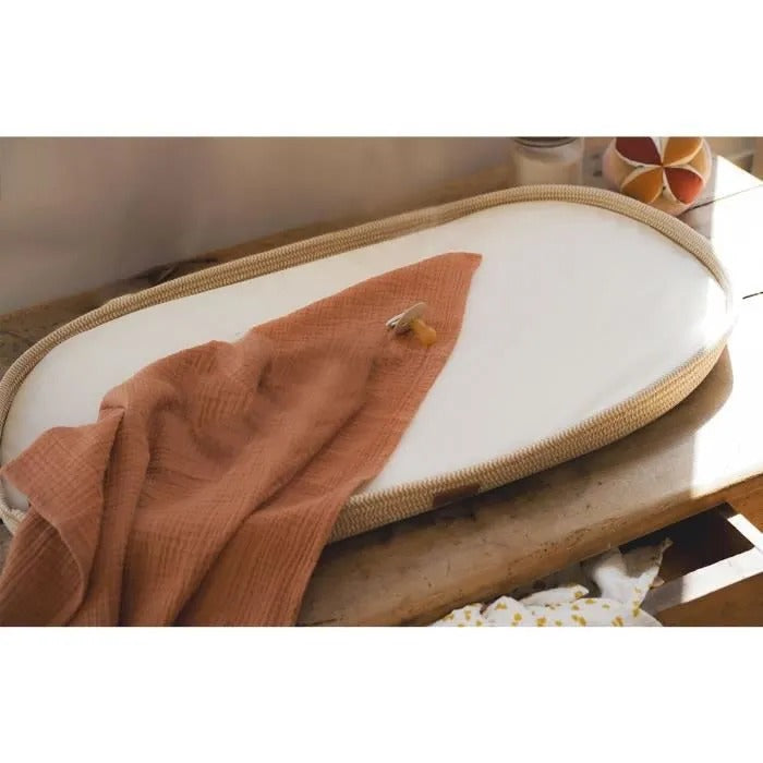 DOMIVA Braided Changing Mat - Honey Moon - Baby Toilet - 81x46x9 cm