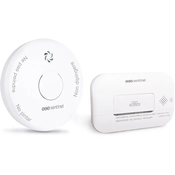 SCS SENTINEL Smoke Detector - 13x19x6 cm - 380 g