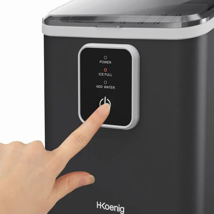 H.Koenig Ice Maker - KUB12 - 12 kg/Day - 6 to 13 Minutes - Black