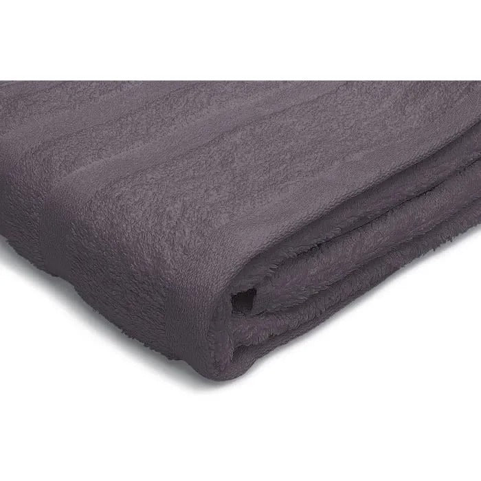 LOVELY HOME Set of 2 Shower Towels, 70 x 140 cm, Anthracite Gray