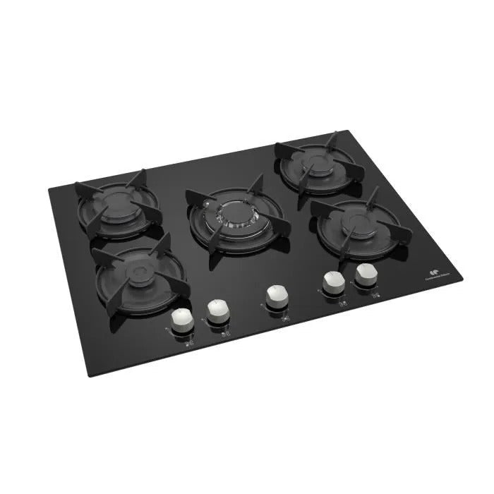 CONTINENTAL EDISON TABLE 5 FAYERS Black Glass Gas - Cooking Appliance