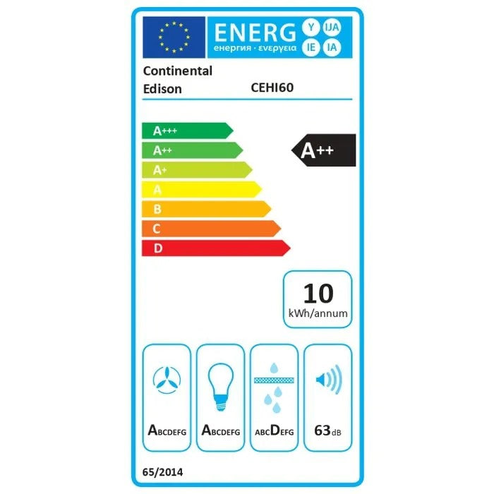 Hotte intégrée CONTINENTAL EDISON CEHI60 60 cm