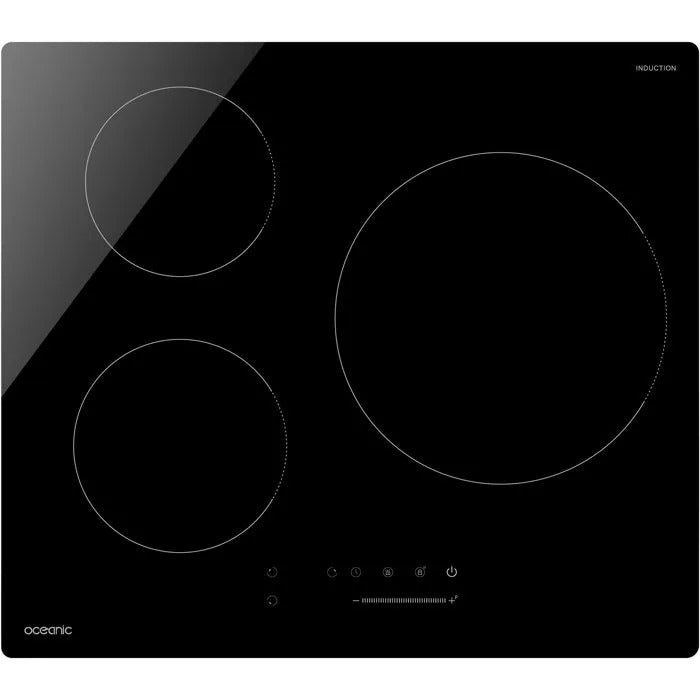 OCEANIC Induction Hob - Large Cooking Appliance - 65x58x12 cm - 8500 g
