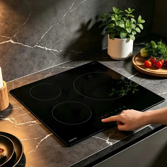 OCEANIC Induction Hob - Large Cooking Appliance - 65x58x12 cm - 8500 g