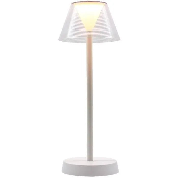 LUMISKY Wireless Table Lamp - BEVERLY WHITE - H34 cm - Warm White LED