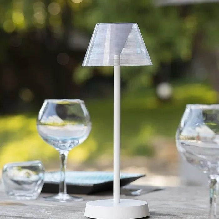 LUMISKY Wireless Table Lamp - BEVERLY WHITE - H34 cm - Warm White LED