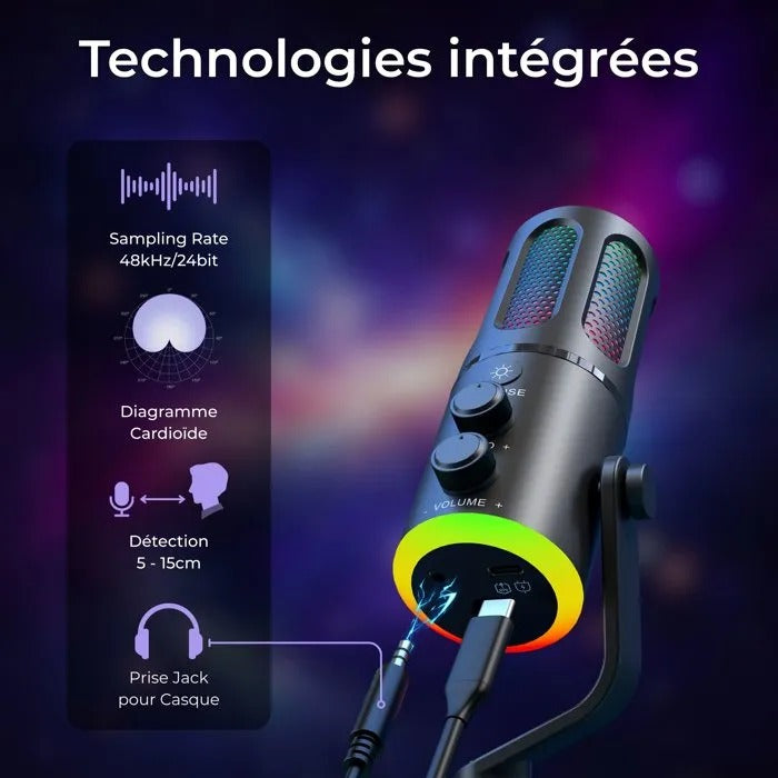 THE G-LAB Microphone for PC - 23x19x6 cm - 620 g