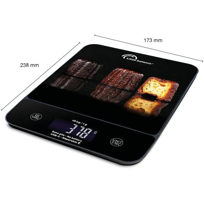 LITTLE BALANCE Electronic Food Scale - 19x26x4 cm - 600 g