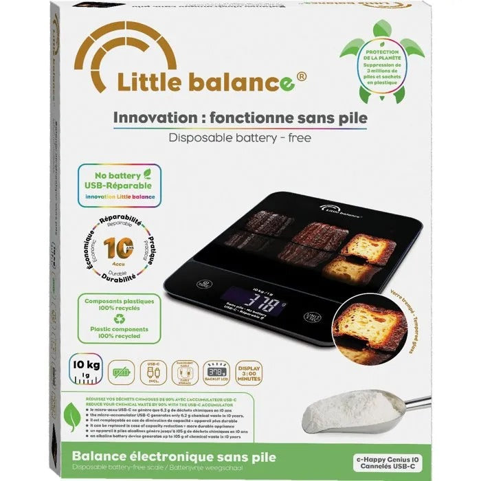 LITTLE BALANCE Electronic Food Scale - 19x26x4 cm - 600 g