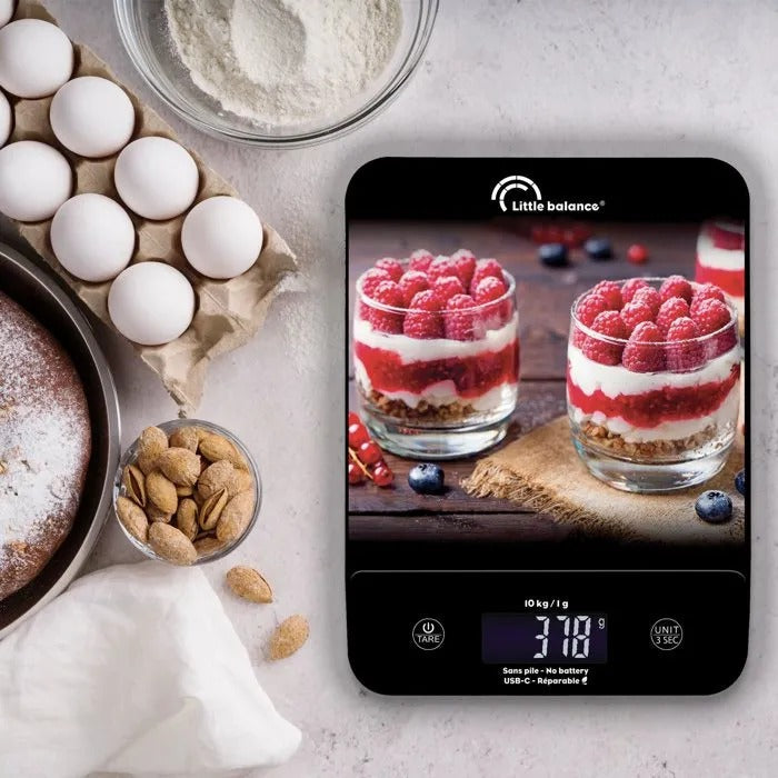 LITTLE BALANCE Electronic Food Scale - 19x26x3 cm - 600 g