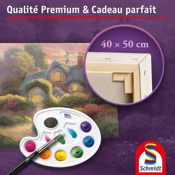 SCHMIDT SPIELE Paint Kit - 41x52 cm - Arts and Crafts - 1120 g