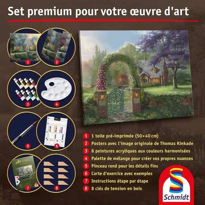 SCHMIDT SPIELE Paint Kit - 41x52 cm - Arts and Crafts - 1140 g