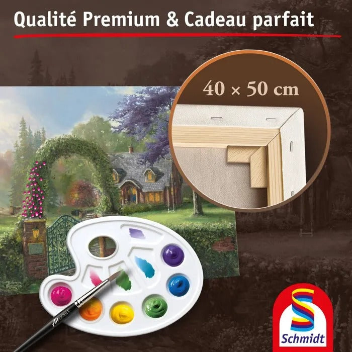 SCHMIDT SPIELE Paint Kit - 41x52 cm - Arts and Crafts - 1140 g