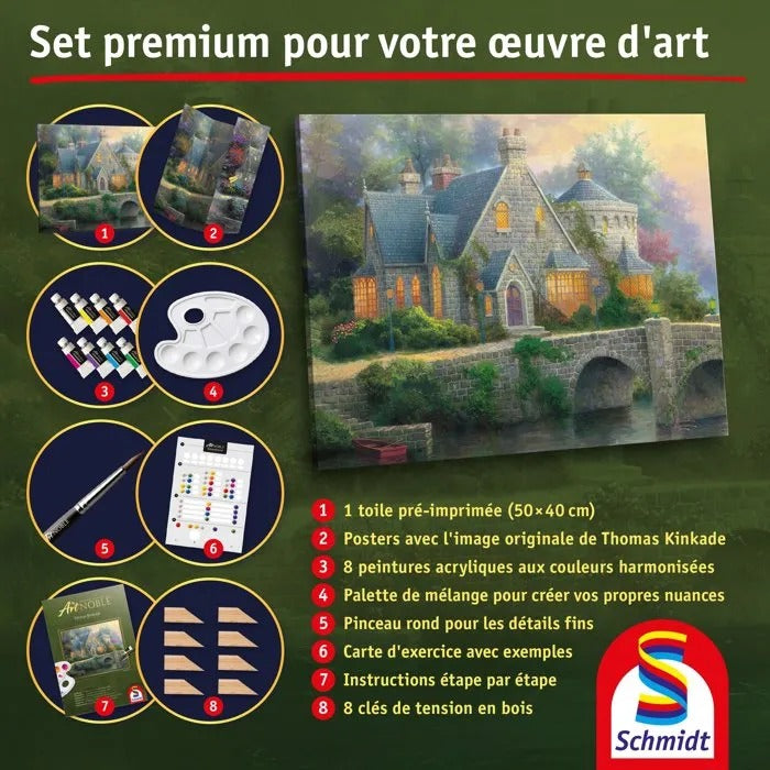 SCHMIDT SPIELE Paint Kit - 41x52 cm - Arts and Crafts - 1160 g