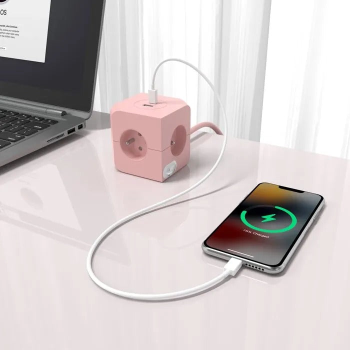 LINK2HOME Power Strip 13 cm x 13 cm x 12 cm - 440 g