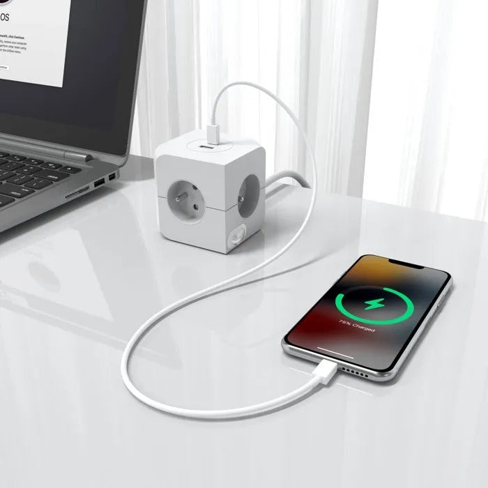 LINK2HOME Power Strip 13 cm x 13 cm x 12 cm - 460 g