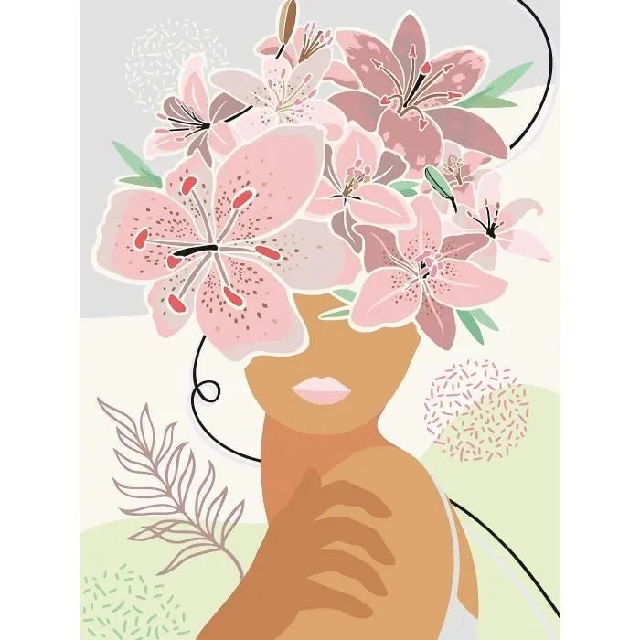 RAVENSBURGER CREART 30x40 cm - Flowers on My Mind - Art Number 00020275
