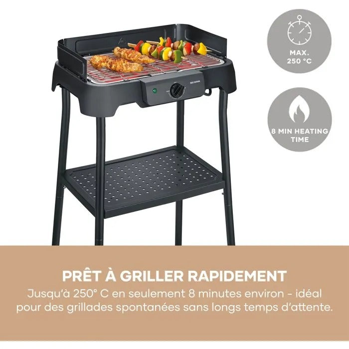 SEVERIN Electric Barbecue 15x52x40 cm 5300 g