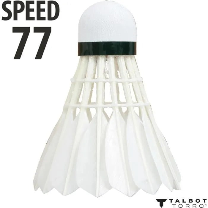 SCHILDKROT Badminton Shuttlecocks HIT 750 TRAINING Speed 77 - 7x7x39 cm - 180 g