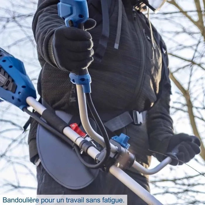 SCHEPPACH Electric Brush Cutter - 112 cm x 26 cm x 18 cm - 10230 g