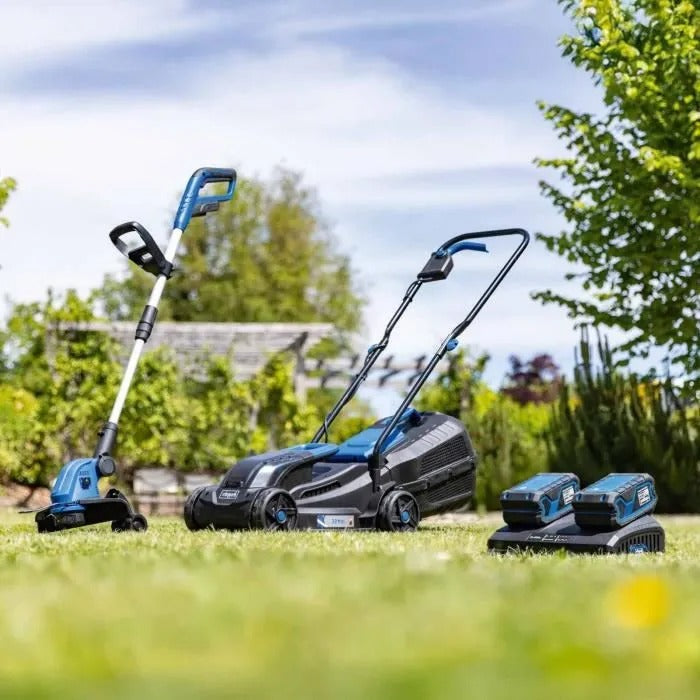 SCHEPPACH Battery Lawn Mower 104 cm Length 15830 g