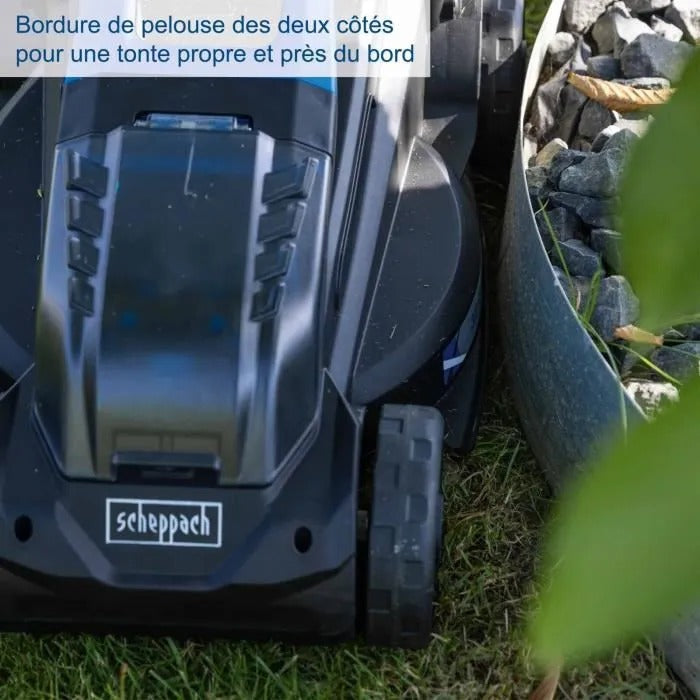 SCHEPPACH Battery Lawn Mower 104 cm Length 15830 g